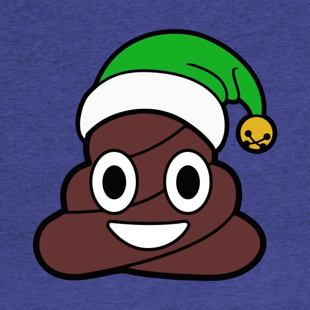 Christmas Poop Emoji by Vault Emporium